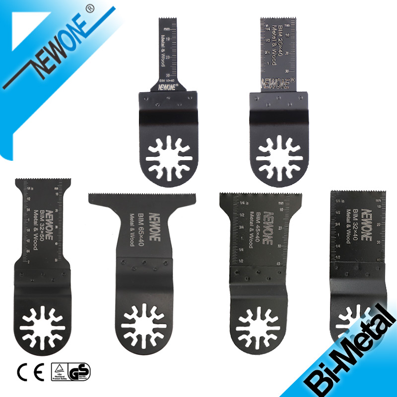 

NEWONE Bi-Metal Oscillating Saw Blade Multifunctional Renovator Power Tool Timmer Universal Saw Blades Soft Metal Cutting
