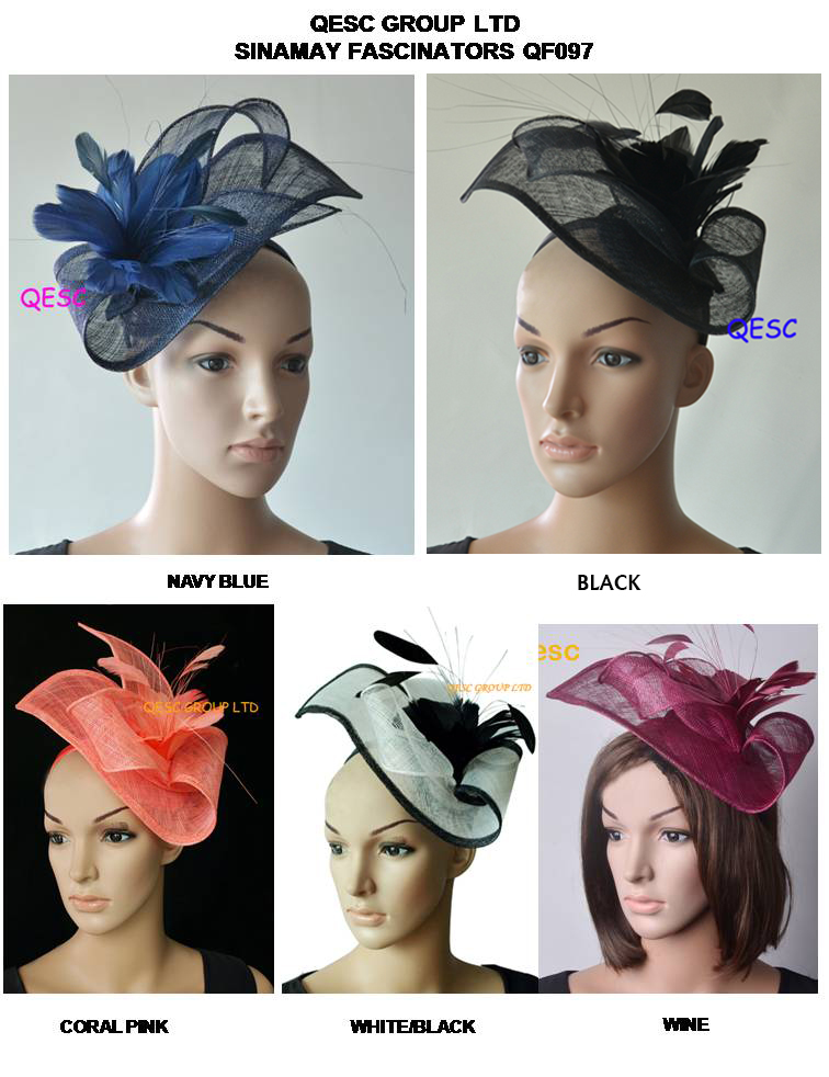 wine coloured wedding hats