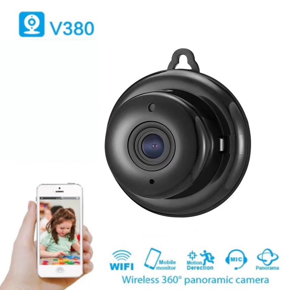 

V380 Wireless Mini IP Camera HD IR Infrared Night Vision Micro Camera Home Security WiFi Baby Monitor Camera