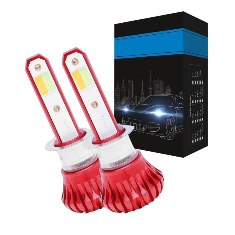 

Car Fog Light H1 H3 H7 H11 H8 H9 H16 9005 HB3 9006 LED Car Light Bulbs For Auto 3000K Yellow 8000K Ice Blue 72W Fog Lamp