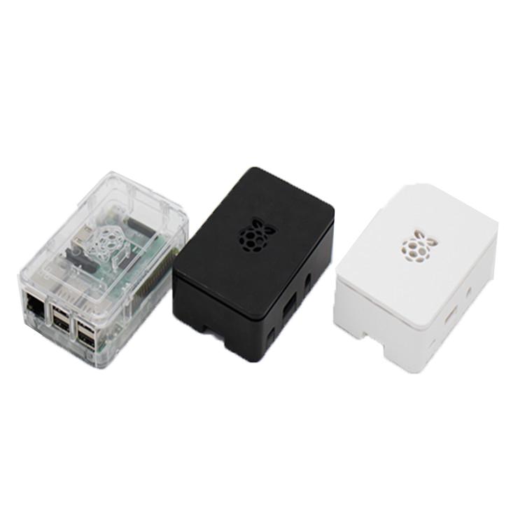

High Quality Raspberry Pi 3 Model B ABS Case Black/Transparent/White Professional ABS Plastic Box For Raspberry Pi B