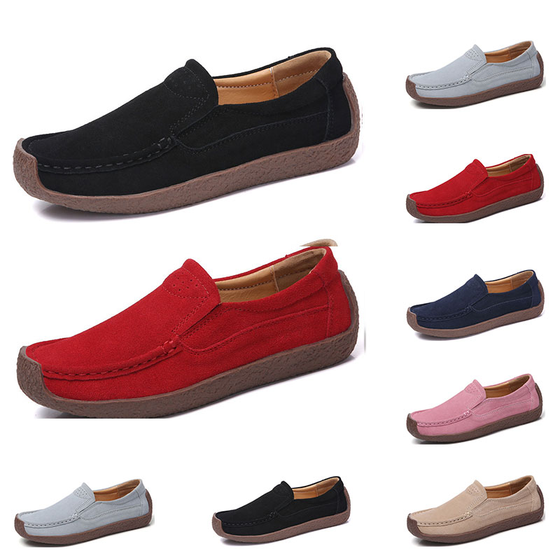 

New Fashion 35-42 Eur new women's leather shoes Candy colors overshoes British casual shoes free shipping Espadrilles #Thirty two, #05