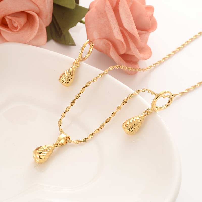 

Dubai India Africa gold fashion drop drop pendant wedding bride personality essential earrings, necklace jewelry gifts, Golden;silver