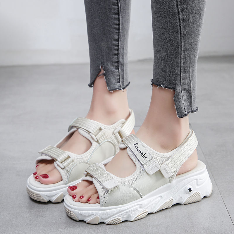 

Elevator Shoes Height Increase Women Sport Sandals Thick Sole Sandal Shoes Plus Size10 Ladies Wedge Platform Hiking Sandals, Black