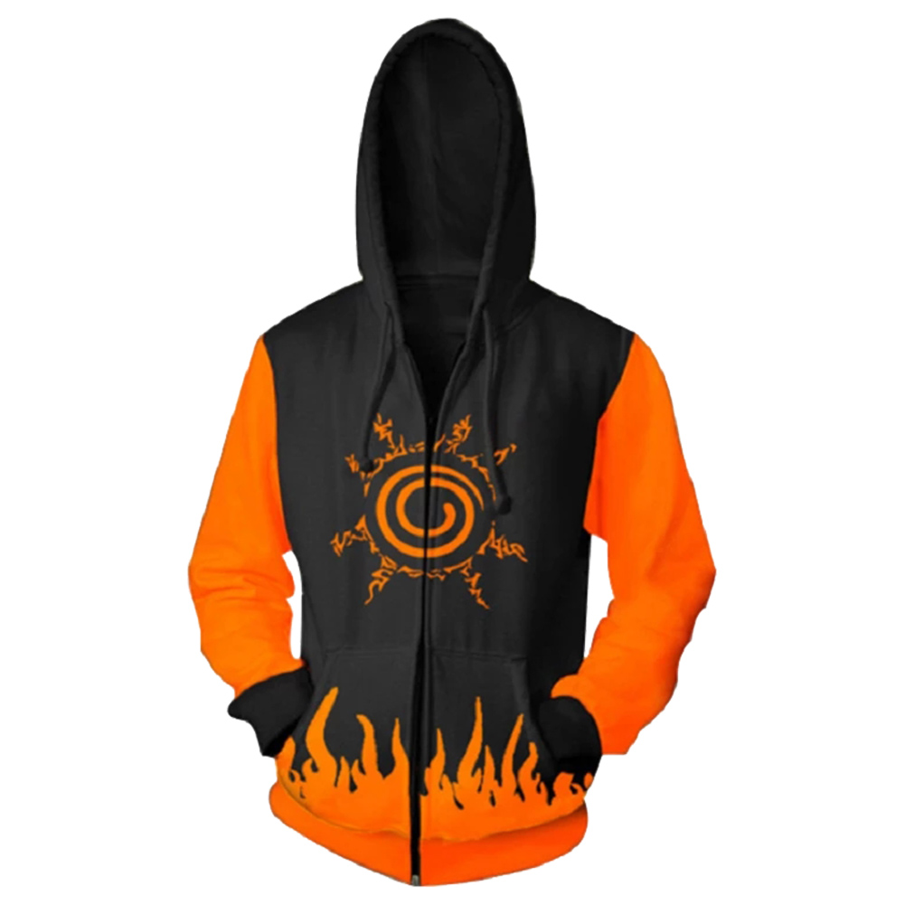 

anime hokage hoodie men and women 3D print Harajuku style leisure hoodie sweatshirt pullovers Jakcet Coat, As pic