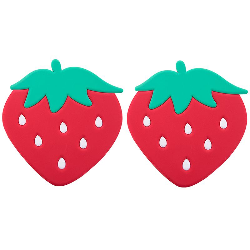 

2Pcs Heat Insulated Pad Creative Placemat Table Mat Silicone Mat Pot Holder Cushion