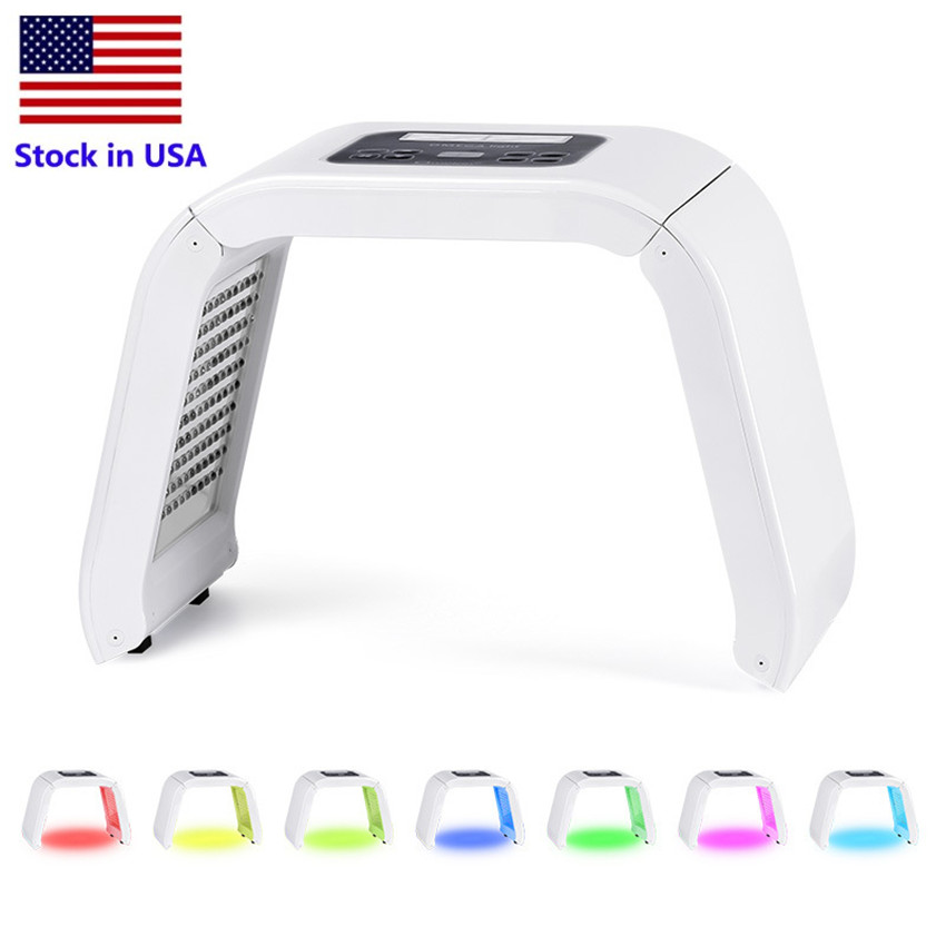 

Stock in USA 7 Color LED PDT Light Skins Care Beauty Machine Facial SPA Photodynamic Therapy for Skin Rejuvenation Acne Remover