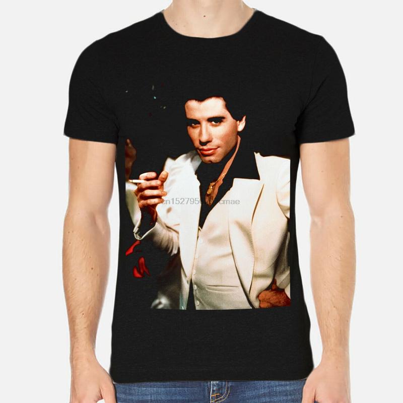 

Men' T-Shirts John Travolta Men T-Shirt Black Clothing 6-A-332, Men-darkpurple