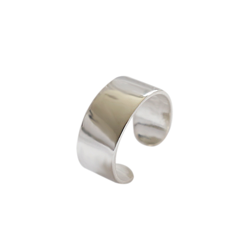 Hot personalized 925 sterling silver jewelry Korean brand hand-made designer basic plain sterling silver ear cuffs No piercing ear cuffs-image-513346619