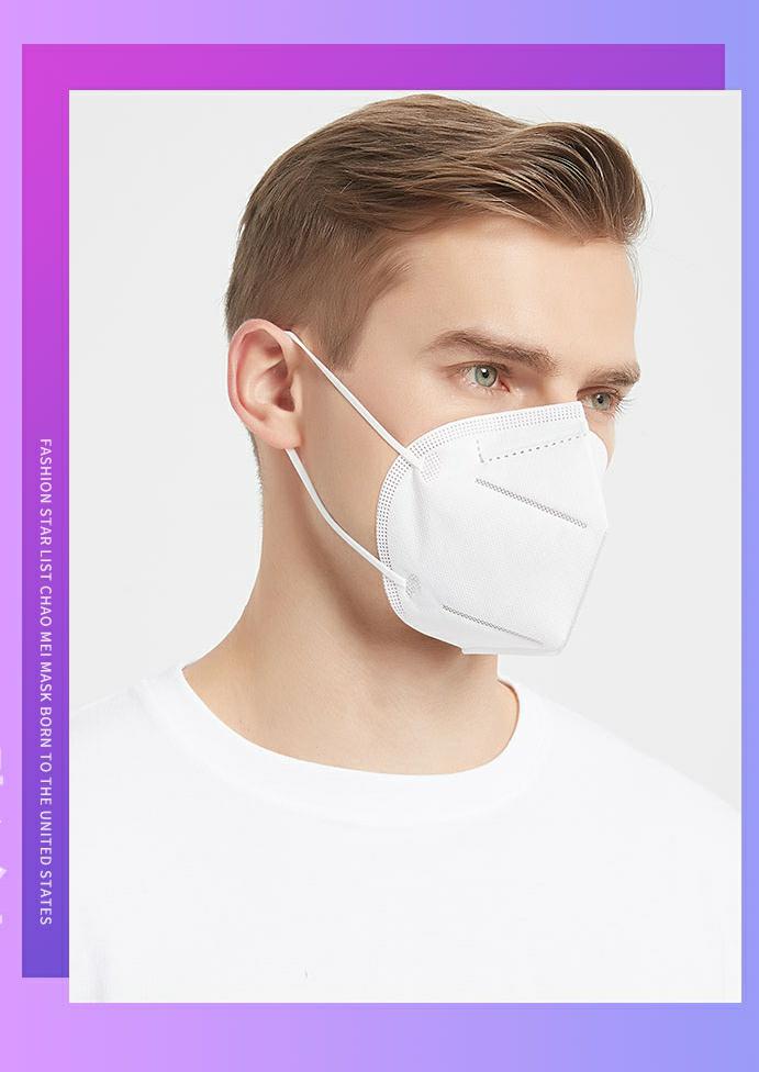 

kn95 disposable mask spot five-layer mask with double-layer meltblown cloth breathable mask dust-proof, anti-fog and anti-ultraviolet adult
