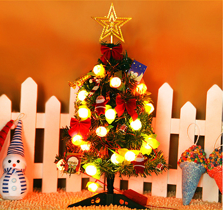 

LED 60CM christmas tree decorations high quality outdoor decorations for home table
