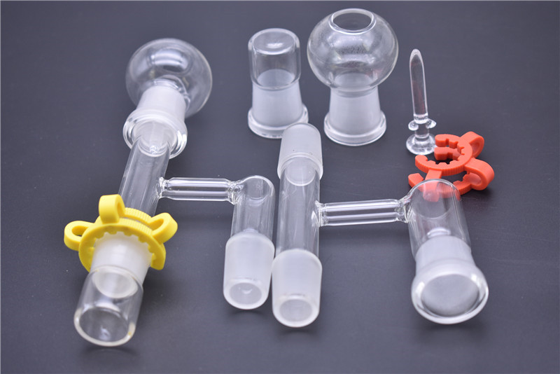 

cheapest Ash Catcher Adapter Sets Soulton Glass Percolator Reclaim Catcher 14mm 18mm Ash Catcher for Glass Bongs and Pipes Reclaim