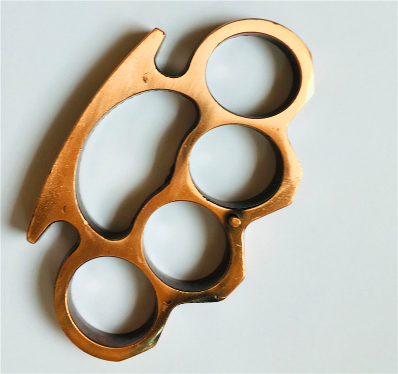 

Thick Brass Knuckles Knuckle Duster Gold Silver Black Free Shipping