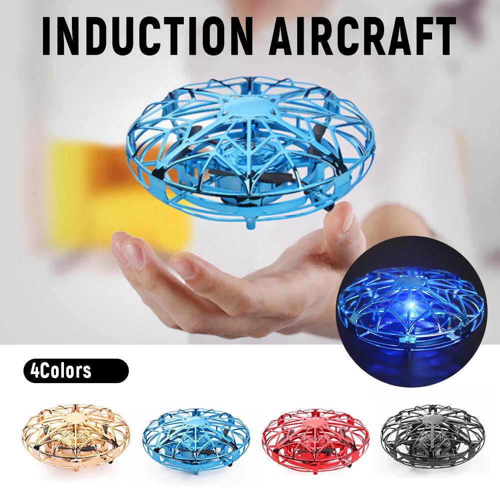 RC Quadcopter Drone Toy Mini Gesture UFO Sensing Four-axis UAV Aircraft Touch Control Floating Intelligent Induction Airplane Model-image-528269954