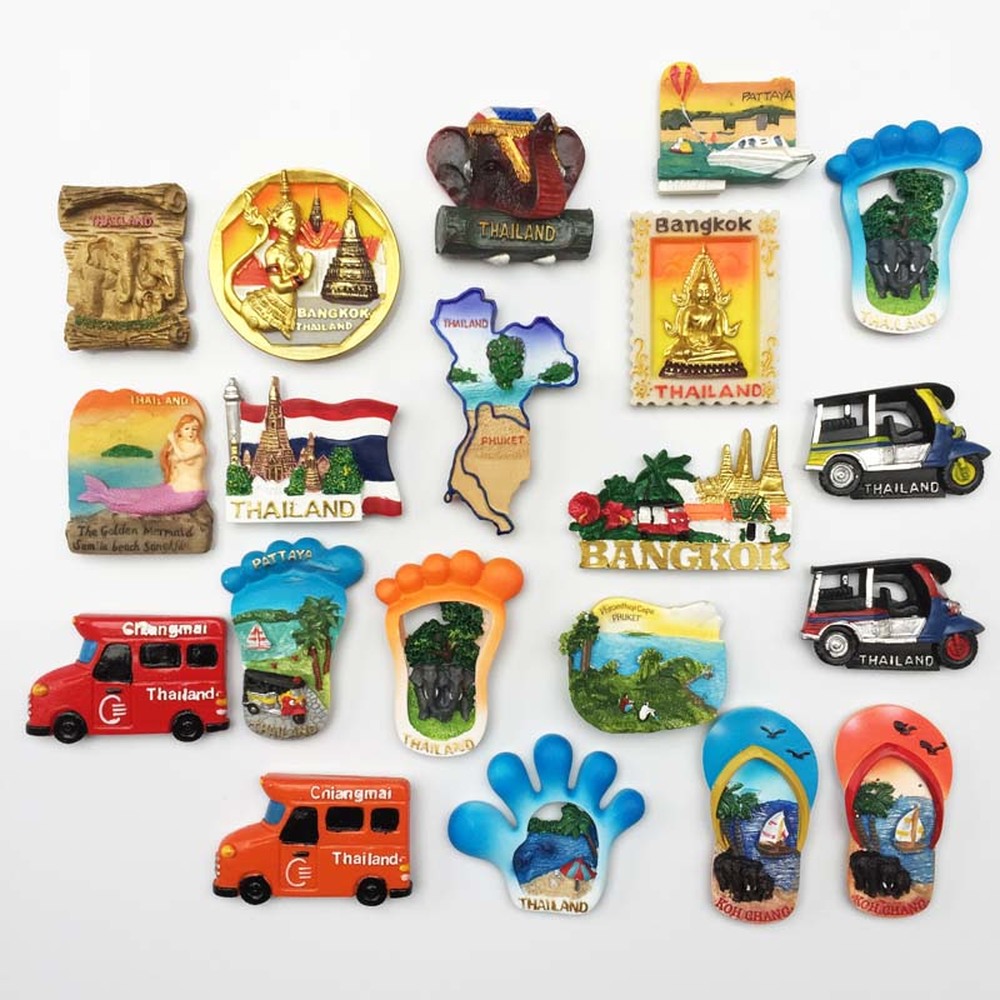 1 Pc China Taiwan Fridge Magnet Refrigerator Stickers Tourist Travel Souvenir
