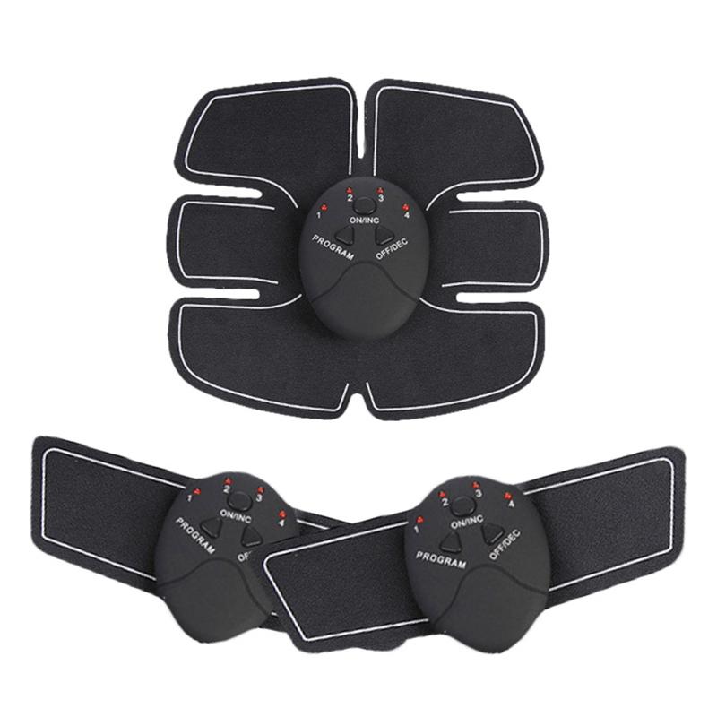 

Abdominal Fitness ABS Stimulator Gear Trainer Exercise Rechargeable Smart Muscle Abdomen, As pic