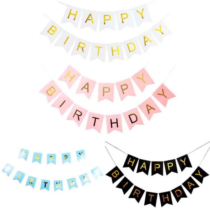 Discount Happy Birthday Flag Banner Happy Birthday Flag Banner