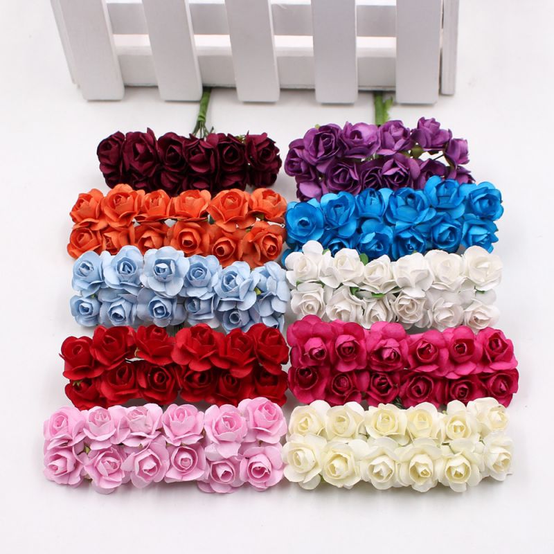 

Artificial Rose Bouquet Simulation Paper Flower Decorative Flower Head Wedding Wall Prop Wedding Garden Party Decoration, Pink