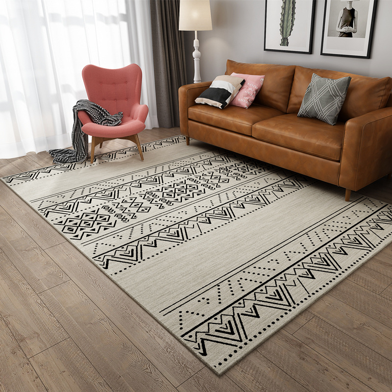 

Nordic Carpet Living Room Modern Simple Bedroom Sofa Bedside Mat Moroccan Wind Carpets for Living Room Bathroom Rugs Area Rugs