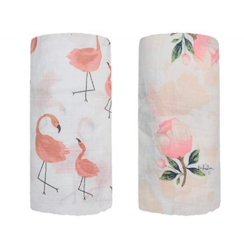 Happy flute body wrap towel organic bamboo/cotton muslin baby swaddle blanket wholesale Gender Neutral baby blankets-image-469411953