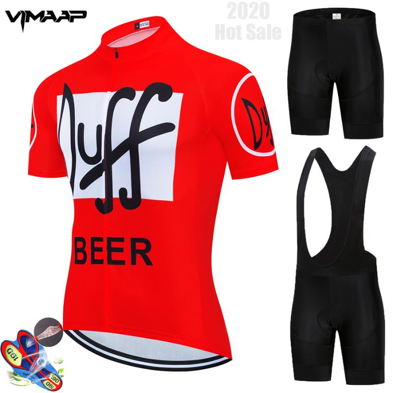 

Cycling Jersey 2020 Pro Team DUFF Cycling Clothing MTB 19D gel Bib Shorts Men Bike Jersey Set Ropa Ciclismo Triathlon, Only cycling jersey