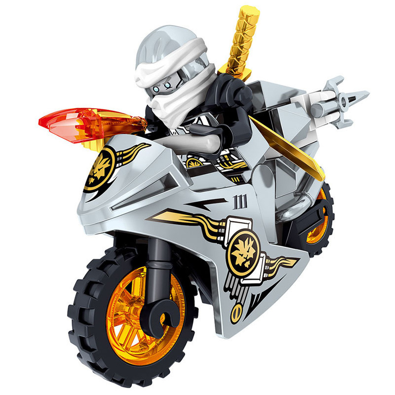 

LELE 31050 Phantom Ninja Minifigs Tornado Motorcycle Chariot Vehicle Kai Garmadon Cole Mini Action Figure Building Blocks Toy With287o