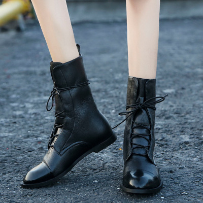 

2019 new women boots European and American explosions women's boots new autumn fashion trend, Black