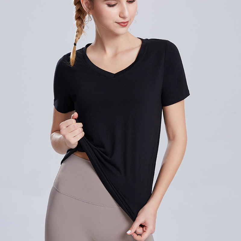 

Women' Fitness Yoga Shirts Top Full Sleeve Top Shirts White Sweatshirt Workout Tee Gym Running Activewear Sports Clothing, Black