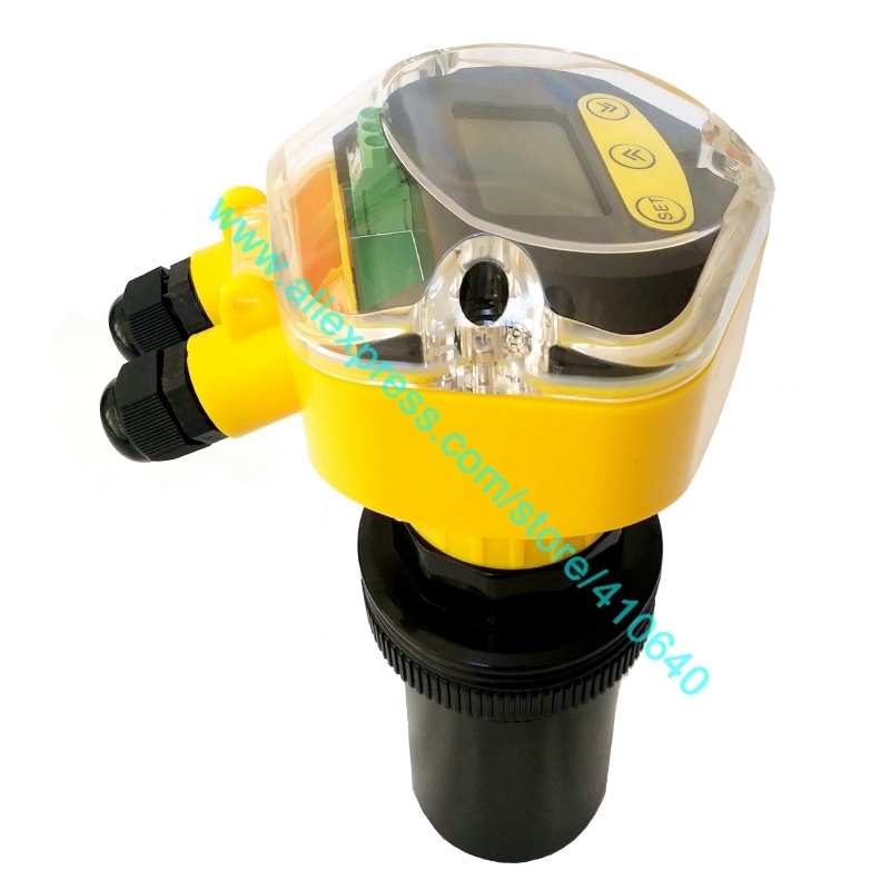 LED Display Non contact Ultrasonic Mud Level Meter 4 to 20mA Output Integrated Ultrasonic Level Meter Ultrasonic Mud Sensor-image-463977679