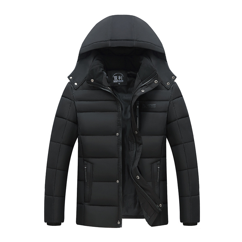 

Winter Fashion Cool Casual Jacket Warm Parkas Plus Velvet Thicken Degree Thicken Coat Casual Male Man's Clothes Jackets Outwear, Black
