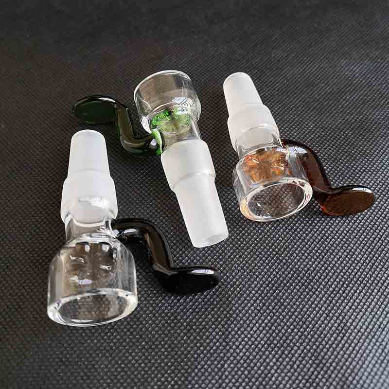 

Slide Glass Bowls snowflake filter bowl Smoking Accessories with Screen Handle 14mm 18mm male for Hookahs bongs water pipes Oil Rigs