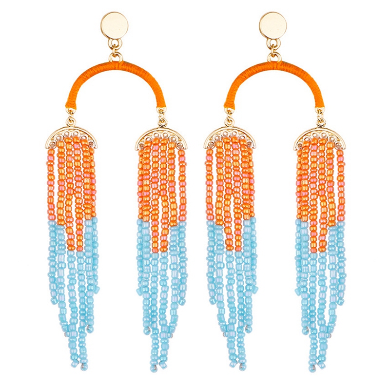 

Dangle & Chandelier Fashion Ethnic Tassels Earrings Handmade Beaded Bohemian