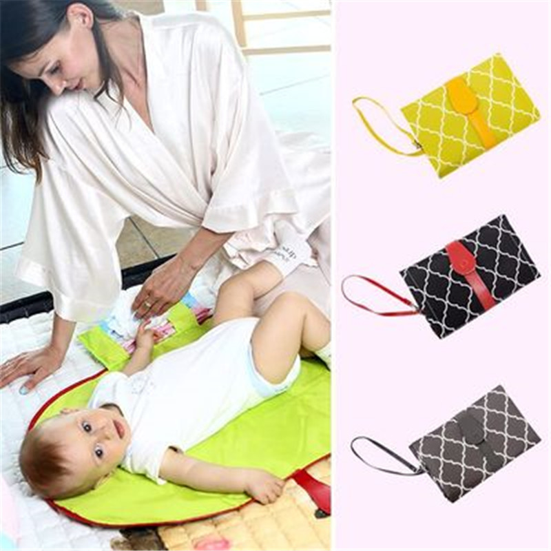 Bebé Portátil Plegable Lavable Resistente Al Agua Pañal Cambiador Suelo