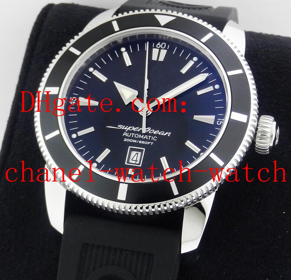 

Free Shipping Superocean Heritage 46mm Black Dial RUBBER a1732024/b868 Automatic Mechanical Mens Watch Mens Wristwatches