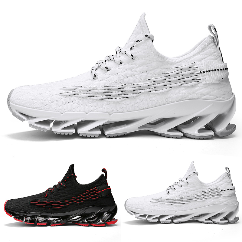 

2020 High quality STYLE2 Fashion brand white black red lace cushion young MEN boy Running Shoes low cut Designer trainers Sports Sneaker, Color#1
