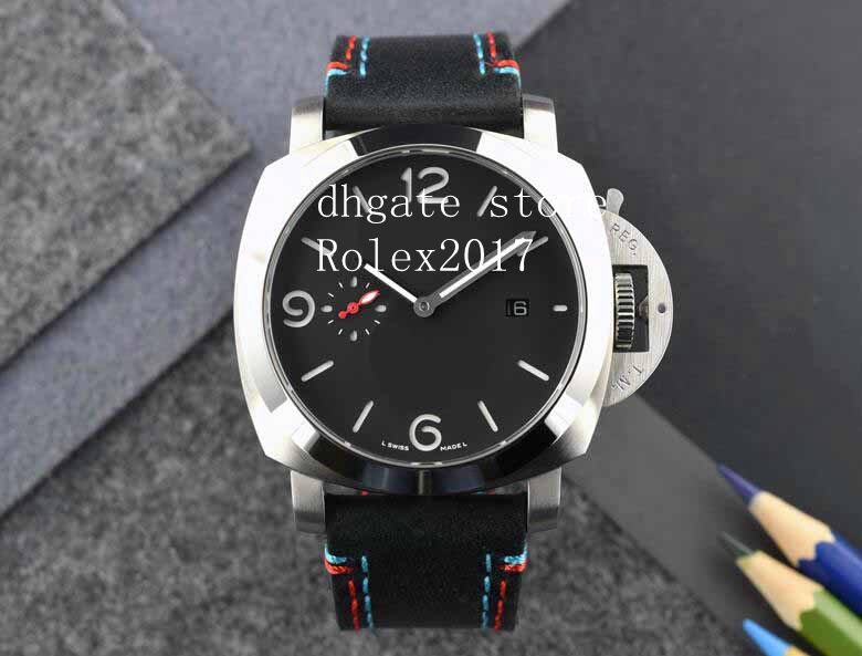 

2021 Men's 3 DAYS 2813 Movement Power savings Counterclockwise Manual winding movement Diving Fashion Black faceplate luminous Watches