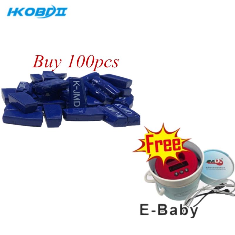 

HKOBDII Big Promotion Buy 100pcs JMD King Blue Chip Get One Free JMD E-Baby Remote/Chip Generate Frequency Tester Cloud Decoding