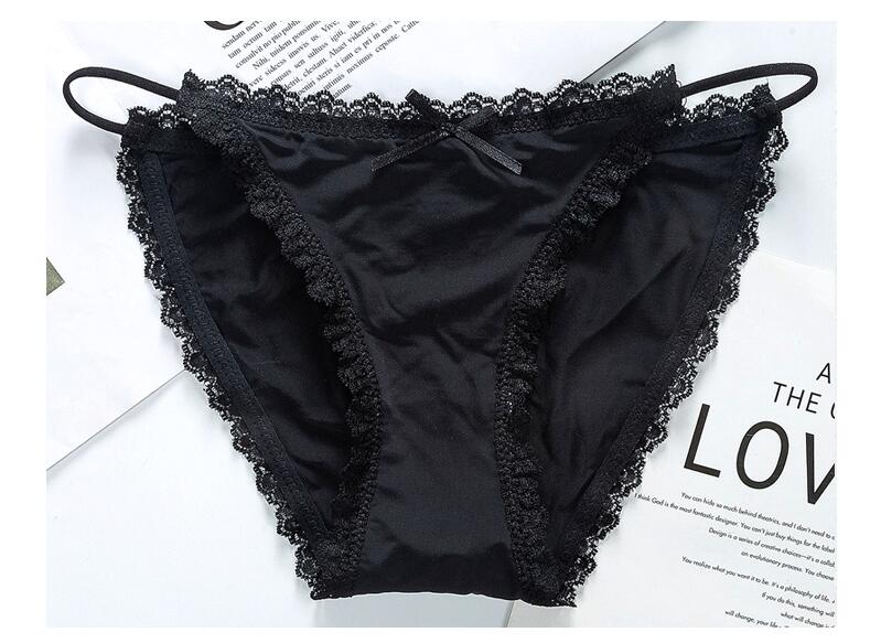 

Sexy and erotic French style Nylon women panty underwear, Black
