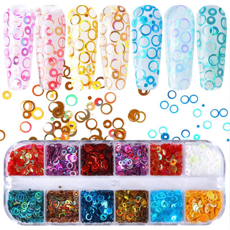 

Colorful Nail Art Decoration Rhinestone Crystal Nail Glitter Manicure Sequins supplies unghie accessori Nails accesoires