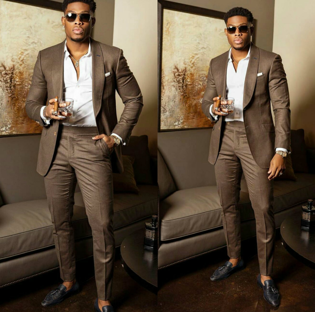 

New Wedding Mens Suits Slim Fit Bridegroom Tuxedos For Men Two Pieces Groomsmen Suit Blazer Formal Prom Business Jackets Pants, Sliver