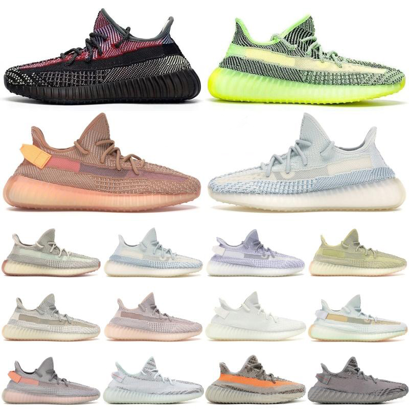 

Designer Running Shoes Yecheil Antlia Black Static citrin reflective Clay True Form Kanye Mens Women Trainer Sport Sneakers, 14