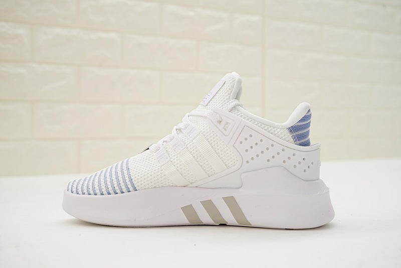 white with blue