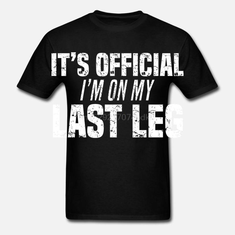 

Men tshirt Short sleeve It Official Im On My Last Leg Funny Amputee Joke T Shirt Classic T Shirt tee tops Women t-shirt, Men-darkpurple