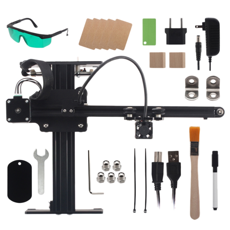 Maître 7W haute vitesse Mini cnc laser pour gravure de métal Graveuse Sculpture machine de découpe laser Machine de gravure