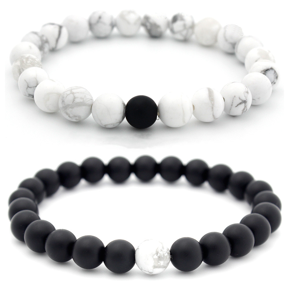 

8mm Women Men Natural Lava Rock Beads Chakra Bracelets Healing Energy Stone Meditation Mala Bracelet Fashion Essential Oil Diffuser Jewelry