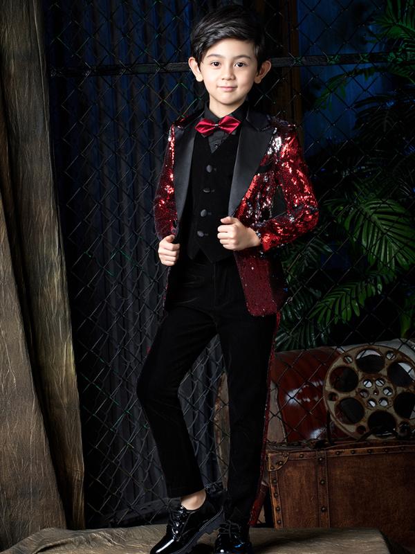 

YuanLu Boys Suits For Wedding Party Kids Suits Baby Blazer Boys Outfits Child Clothes Formal Toddler Dress Slim Fit, 3pcs
