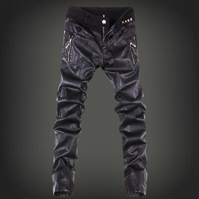 mens designer leather pants