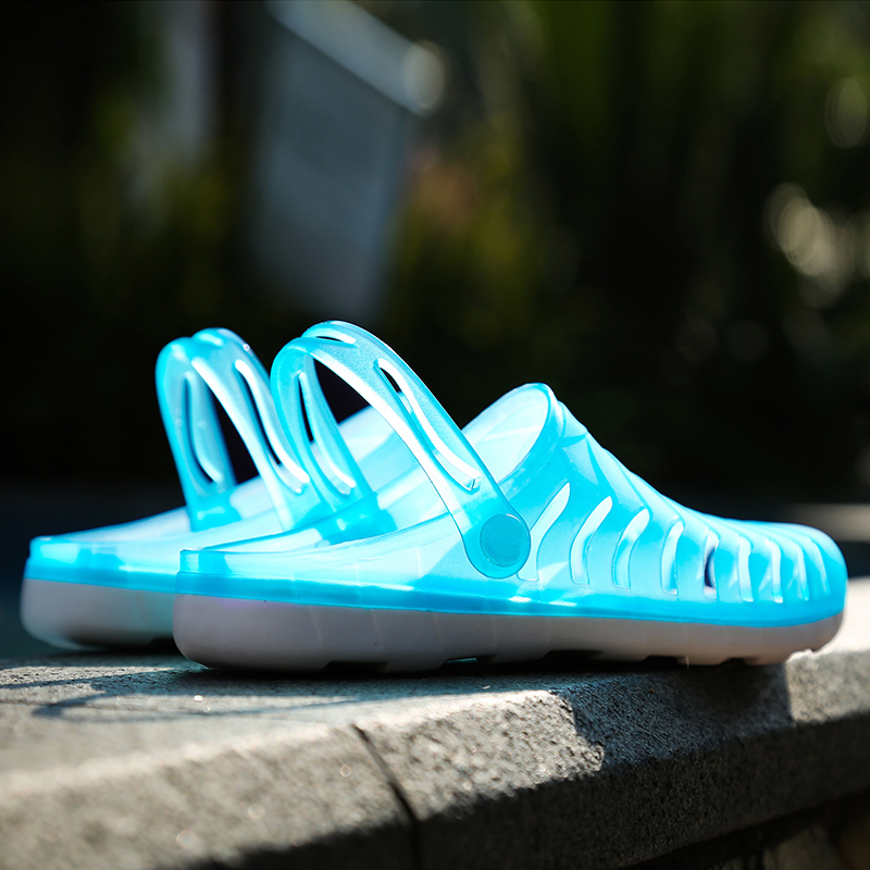

Original Garden Flip Flop Quick Drying Water Shoes Women Jelly Sport Summer Beach Aqua Slipper Outdoor Sandal High Quality Shoes, Rosy red