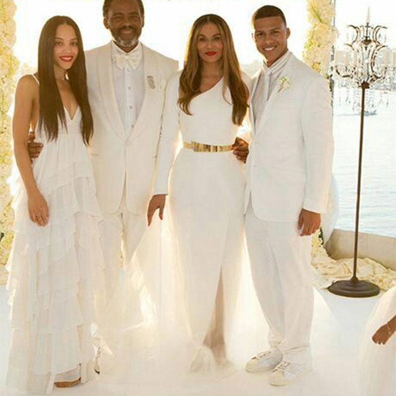 

White Wedding Suits Coat Pants Custom Groom Wedding Tuxedo Evening Party Slim Fit Terno Masculino 3Piece Costume Homme Mariage, Custom made color