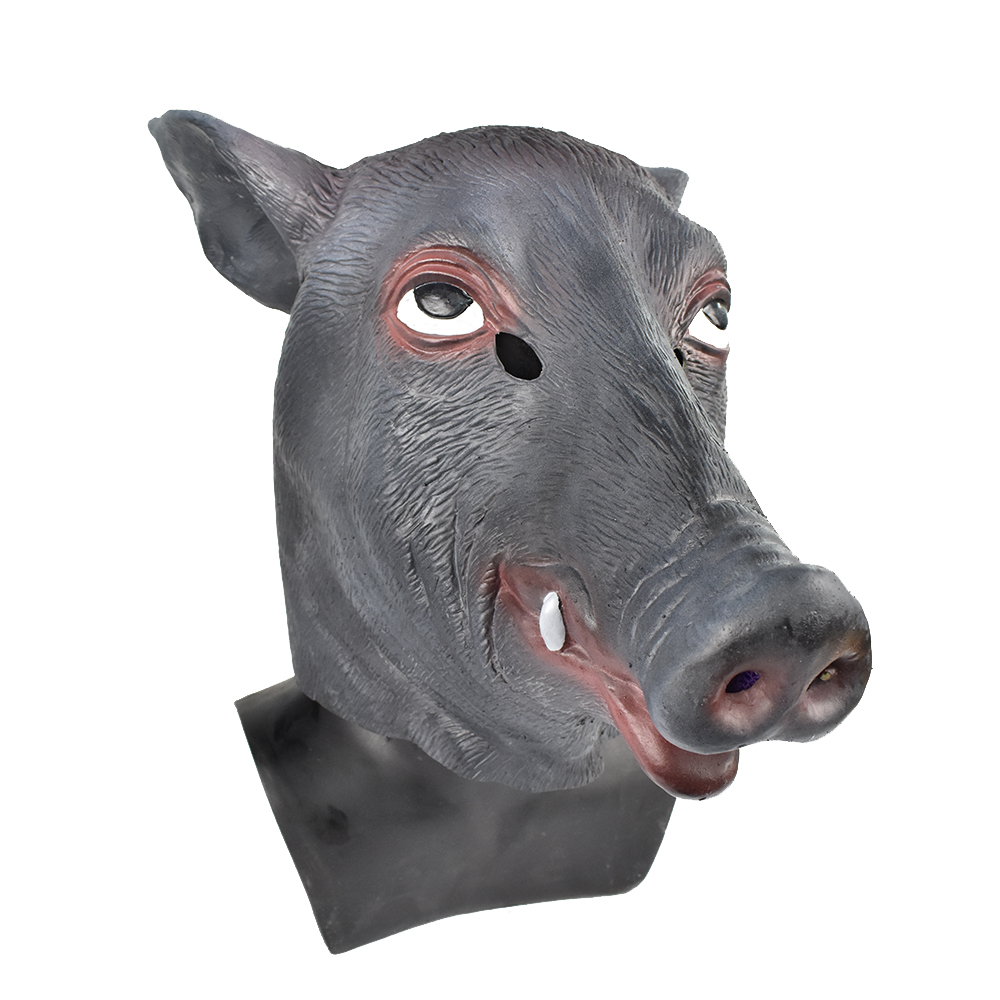 

Latex Overhead Animal Woodland Wild Boar Dress Up Carnival Prop Party Mask